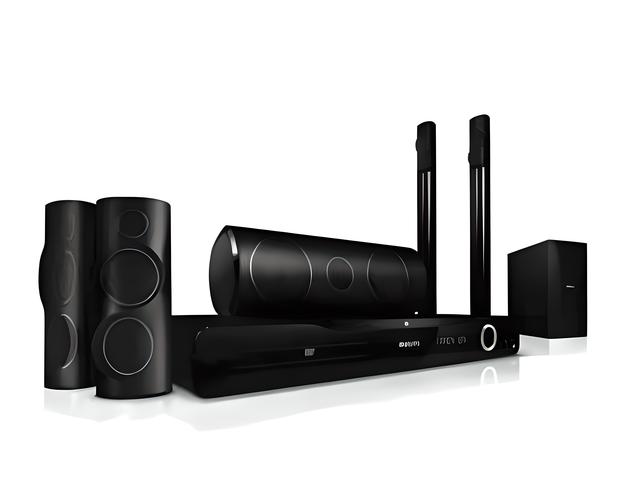 飞利浦家用5.1声道环绕音响套装 | 高性价比客厅影院推荐 | 杜比全景声蓝牙无线家庭影院